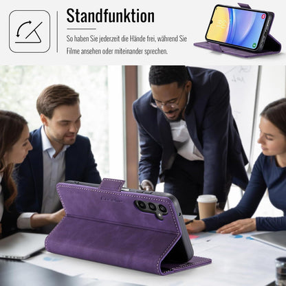 Samsung Galaxy A15 Hülle Klapphülle RFID PU Leder Schwarz