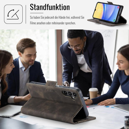 Samsung Galaxy A15 Klapphülle PU Leder RFID Schutz Standfunktion