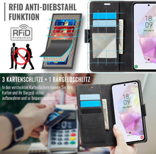 Samsung Galaxy A35 5G Handyhülle Klappbar PU Leder RFID