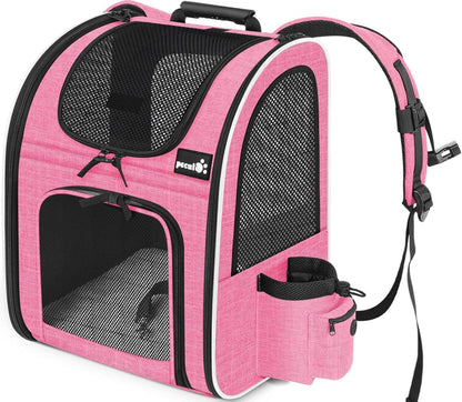 Haustier Rucksack mit Netzfenster, Tragbare und Faltbare Katzen- und