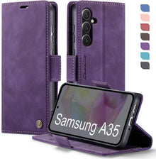 Handyhülle Samsung Galaxy A35 5G Klapphülle PU Leder RFID Schutz