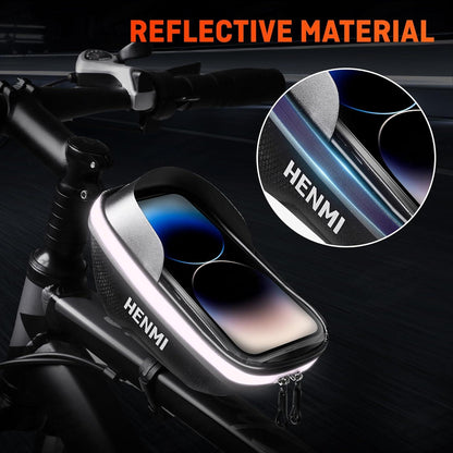 Fahrrad Handytasche Lenker 7 Zoll IPX5 wasserdicht TPU Touchscreen