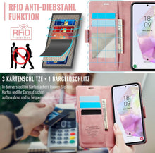 Samsung Galaxy A35 5G Handyhülle Klappbar PU Lederhülle RFID