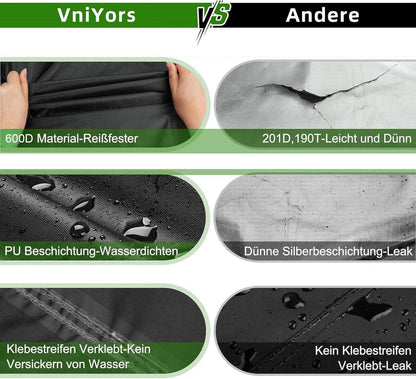 Fahrradabdeckung wasserdicht regenschutz 210d oxford-stoff mit