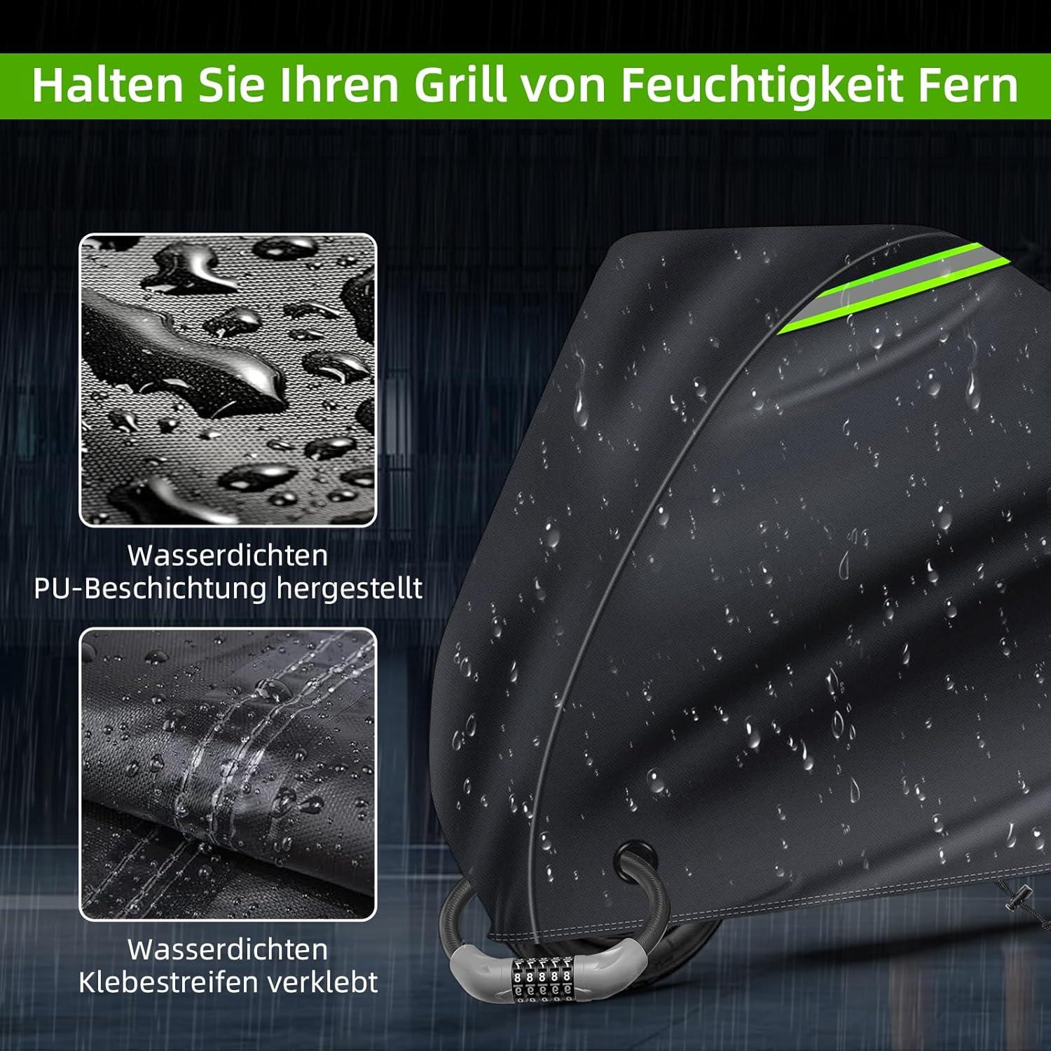Fahrradabdeckung Wasserdicht Regenschutz 210D Oxford-Stoff
