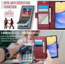 Samsung Galaxy A15 Handyhülle Klappbar RFID Schutz