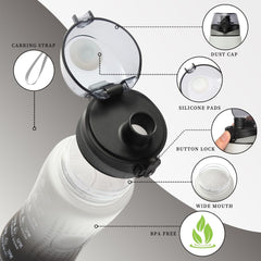 Binudum Motivations Trinkflasche Sport Wasserflasche