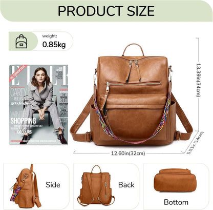 Damen-Rucksack wasserdicht Diebstahlsicher leicht modisch Mehrzweck