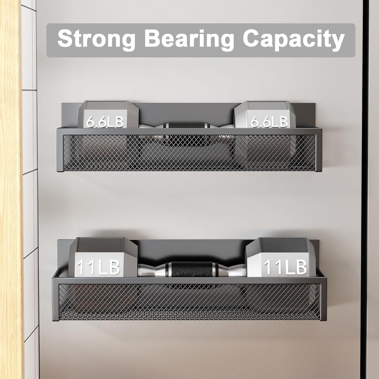 Magnetisches Gewürzregal 2er Pack mit Haken - Platzsparendes