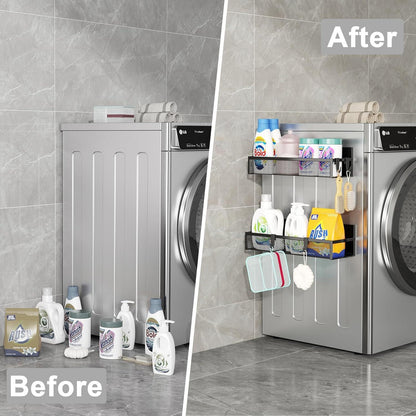 Magnetisches Gewürzregal für Kühlschrank 2er Pack Bewegliche Haken