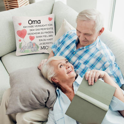 Geschenkidee Oma Geburtstag Kissenbezug 45x45 Lustige Geschenke 60 70