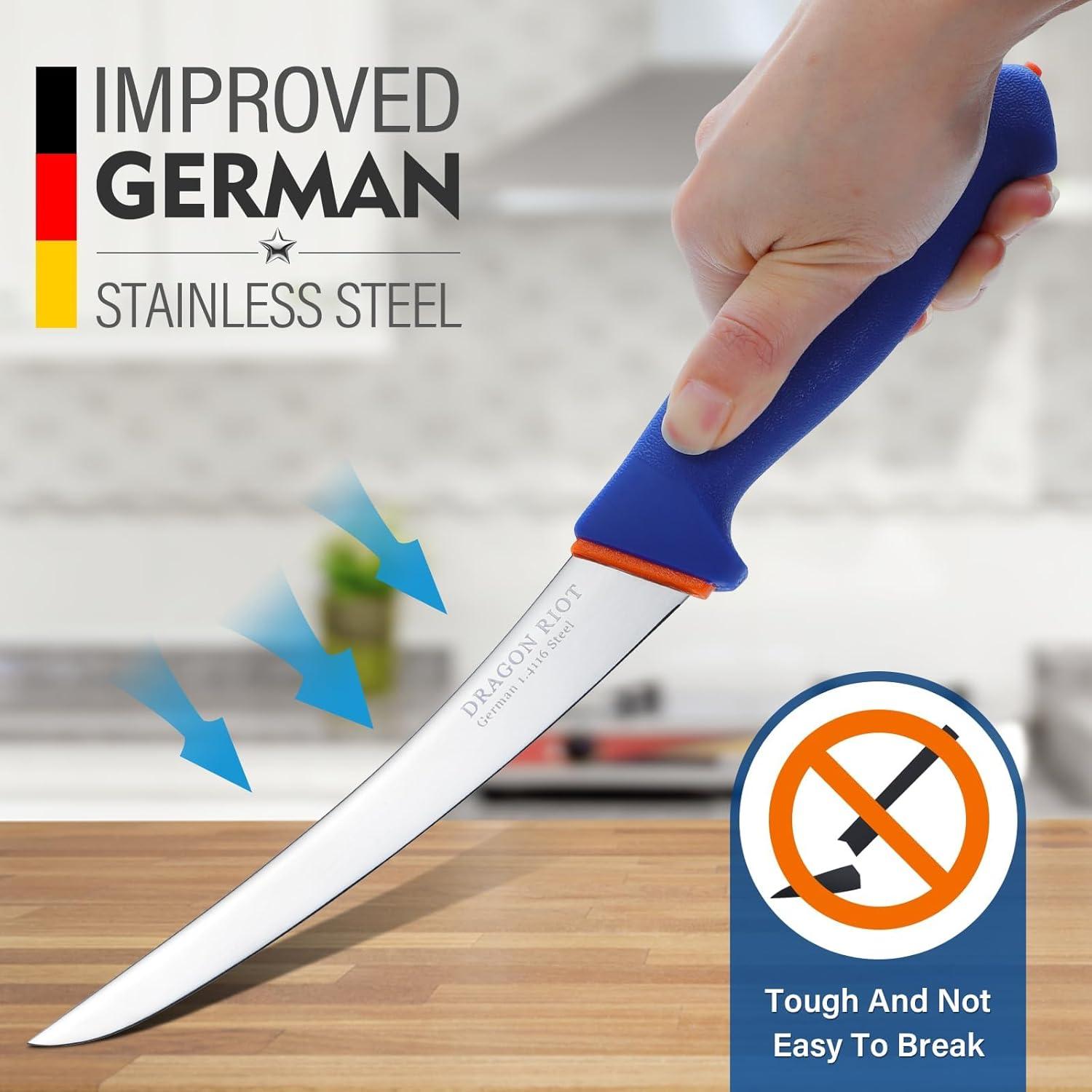 6 Zoll DRAGON RIOT Ausbeinmesser Profi Grill Küchenmesser