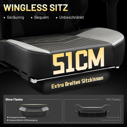 Gaming Stuhl Ergonomischer Bürostuhl verstellbar Gamer Stuhl mit