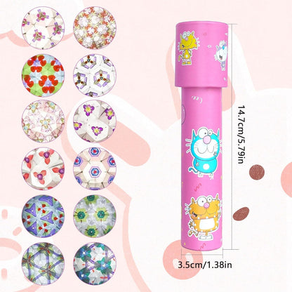 Klassisches Kaleidoskop Kindergeburtstag Weihnachten 12 Stücke Zufällige Farben