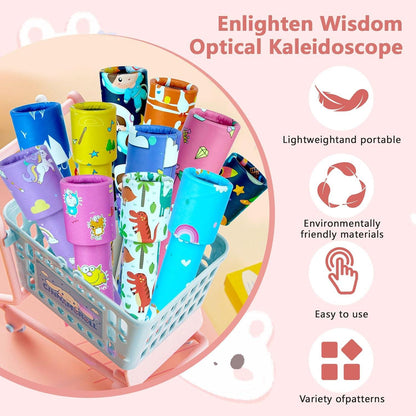 12 PCS Kaleidoskop Kinder Vintage Retro Lernspielzeug für