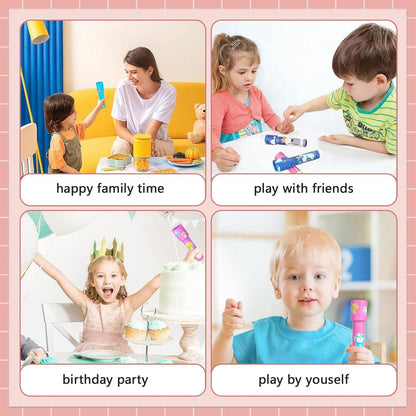 Kaleidoskop Kinder 12er Set Vintage Retro Lernspielzeug Zufällige Farben