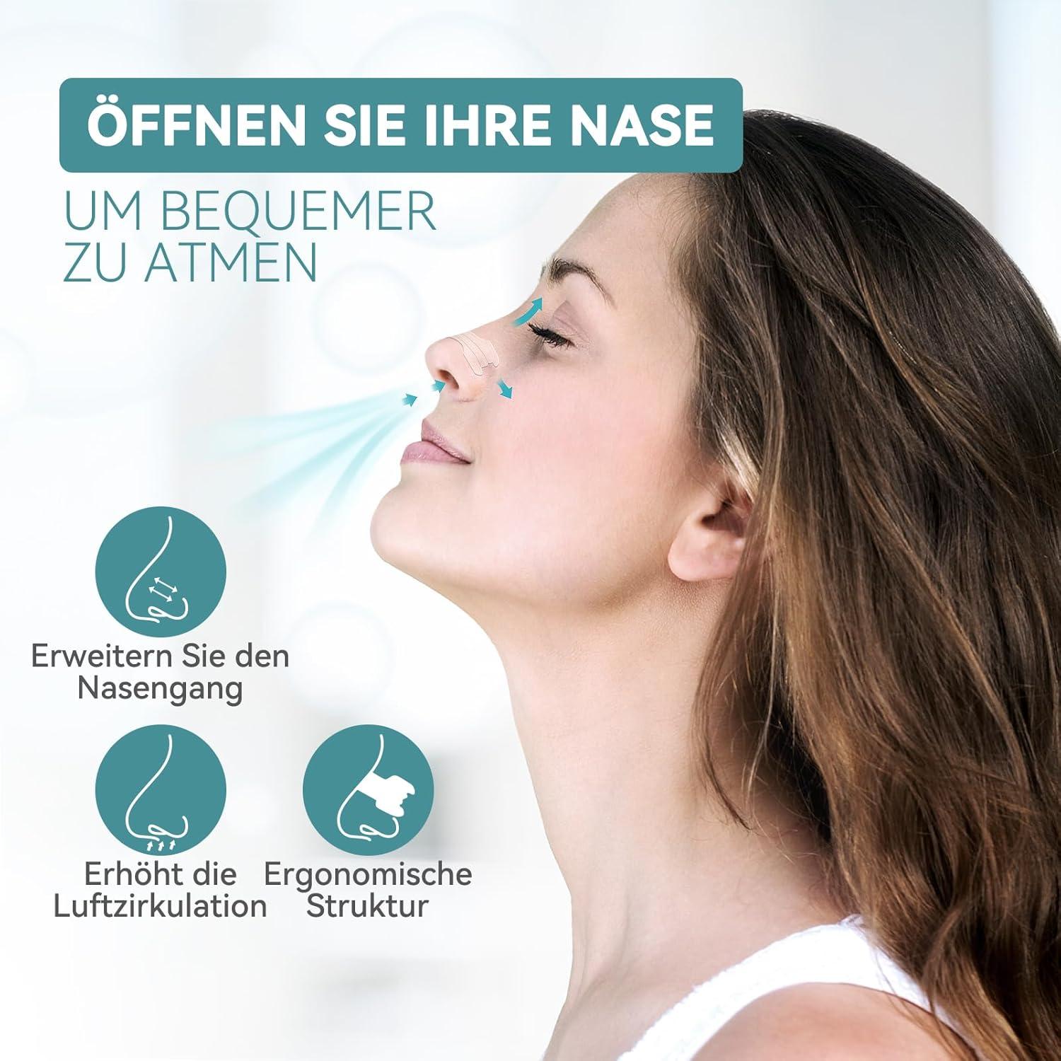 AnjoCare 50 Nasenpflaster Extra Stark gegen Schnarchen & Nasenverstopfung