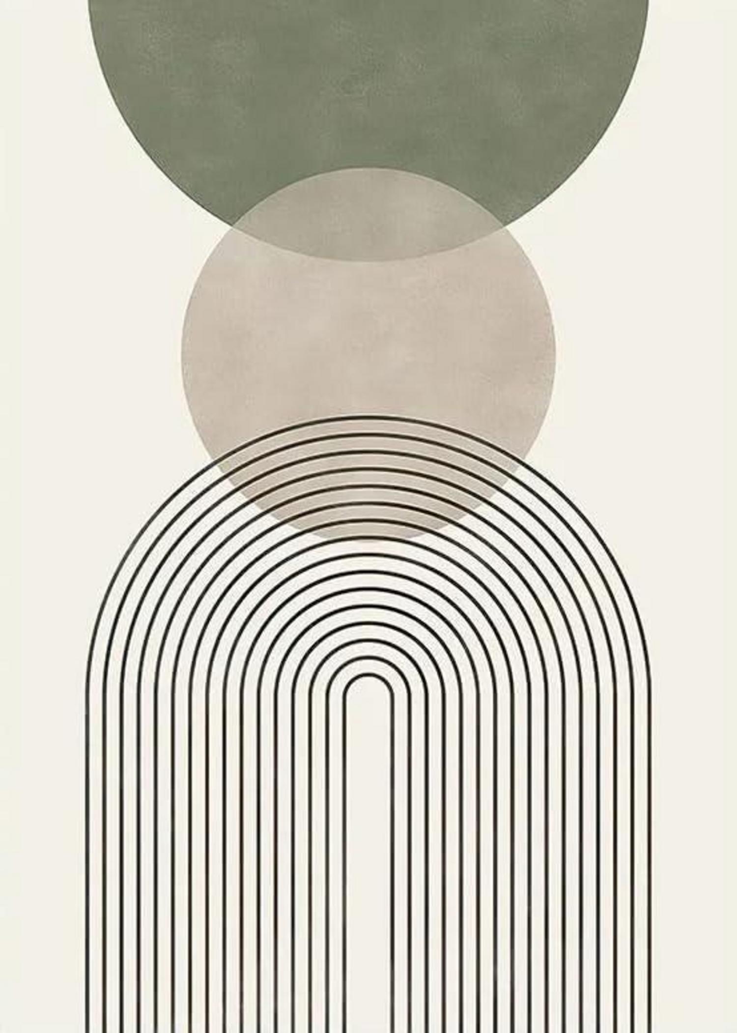 3-teiliges Grüne Pflanze Poster Set für Wohnzimmer Schlafzimmer