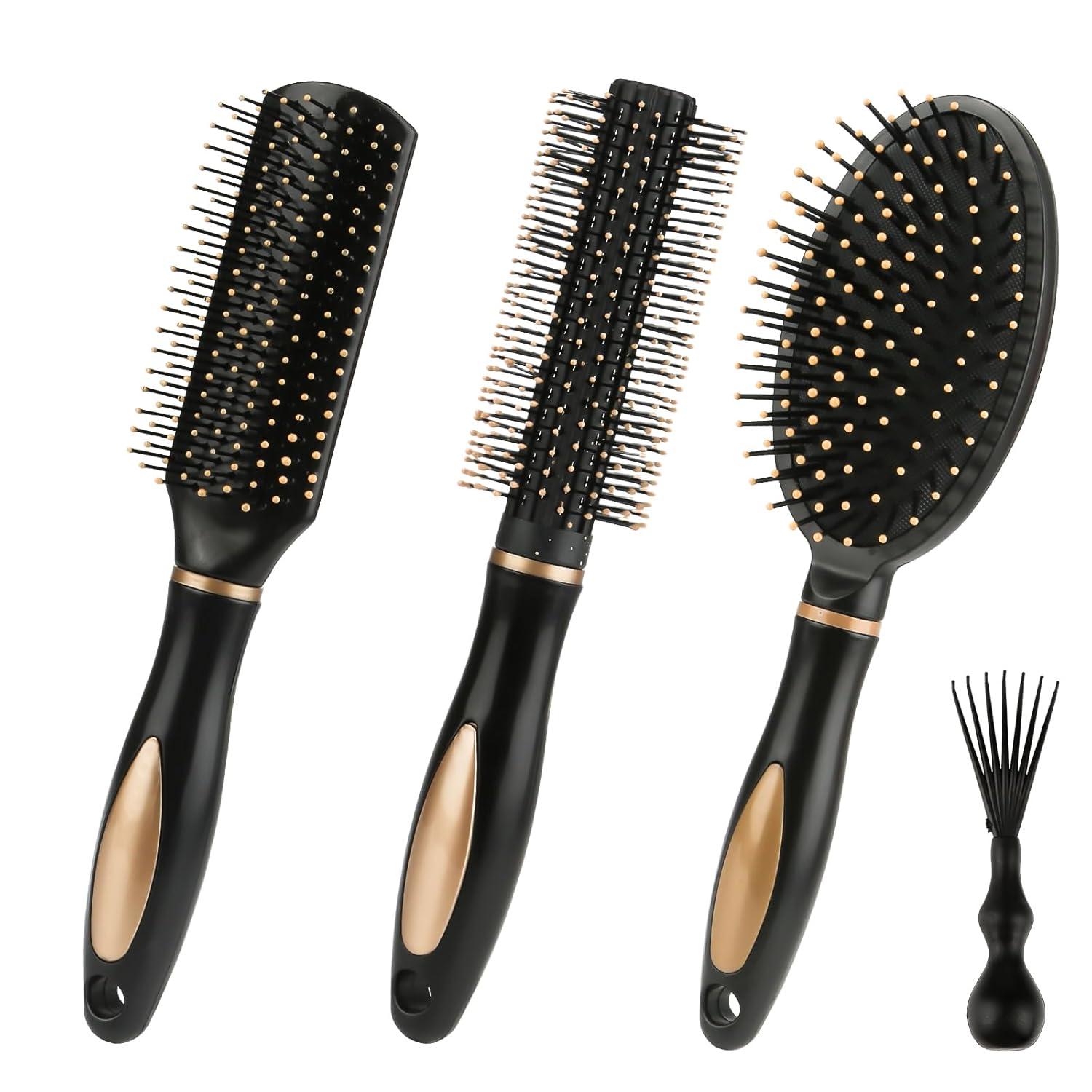 Haarbürste Set Antistatisch Massage Hairbrush für Männer