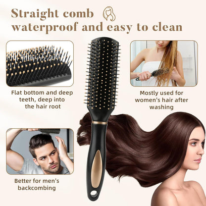 Haarbürste Set Antistatisch Massage Hairbrush für Männer