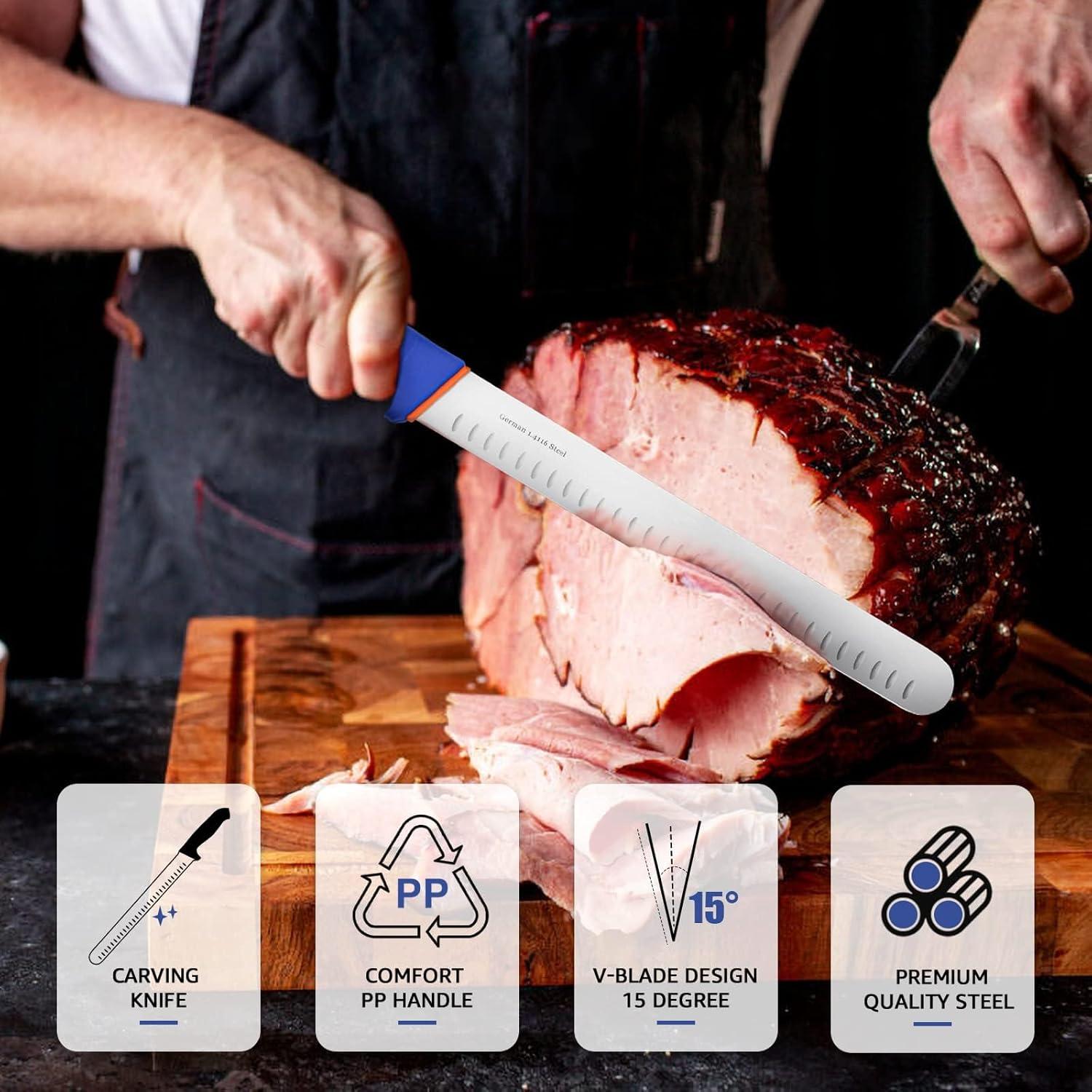 DRAGON RIOT Profi Metzgermesser 30cm Schinkenmesser BBQ Fleischmesser