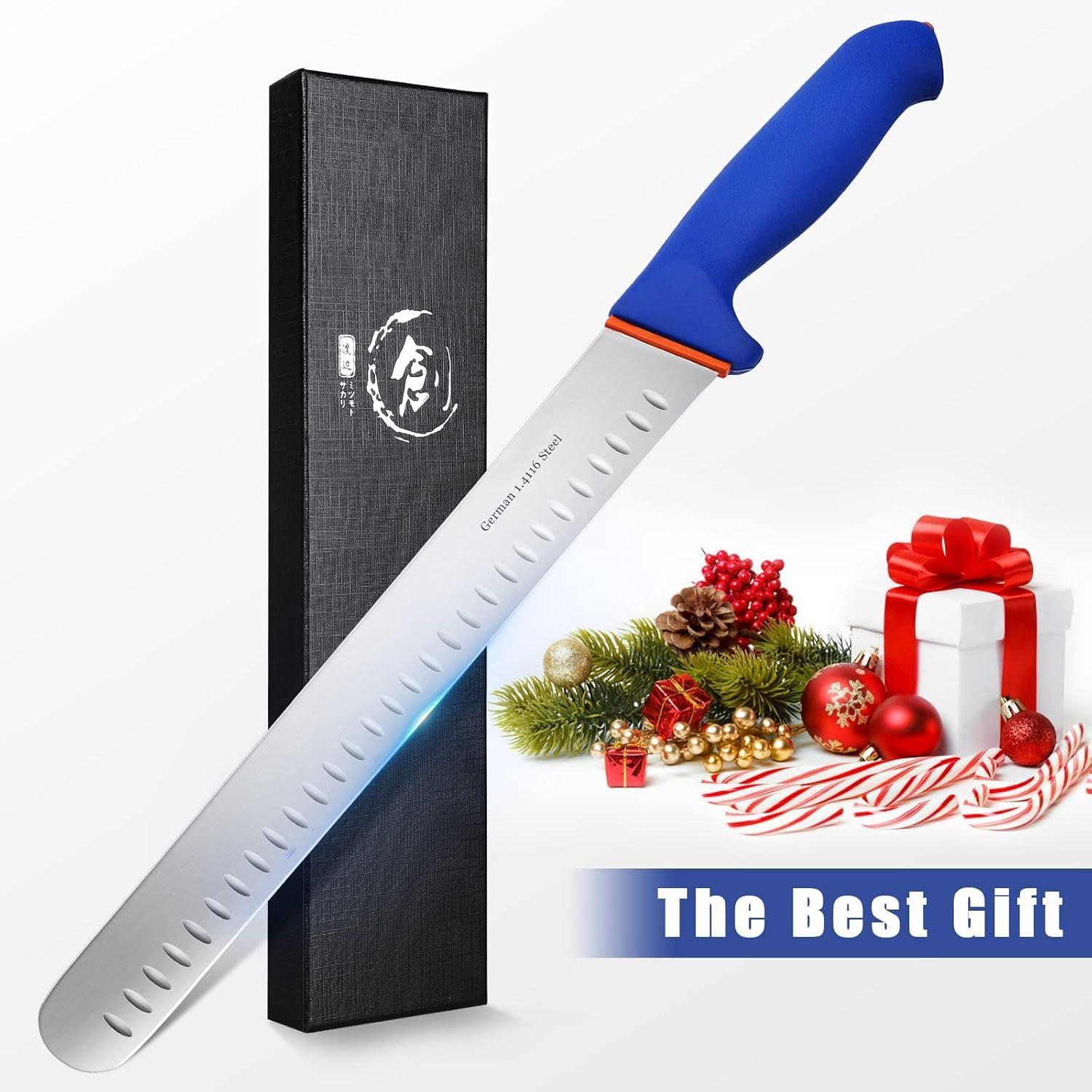 Schinkenmesser profi extrem Scharf Fleischmesser BBQ 30cm