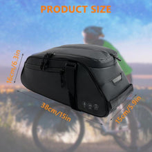 Flintronic Fahrrad Gepäckträger-Tasche 8L wasserdicht