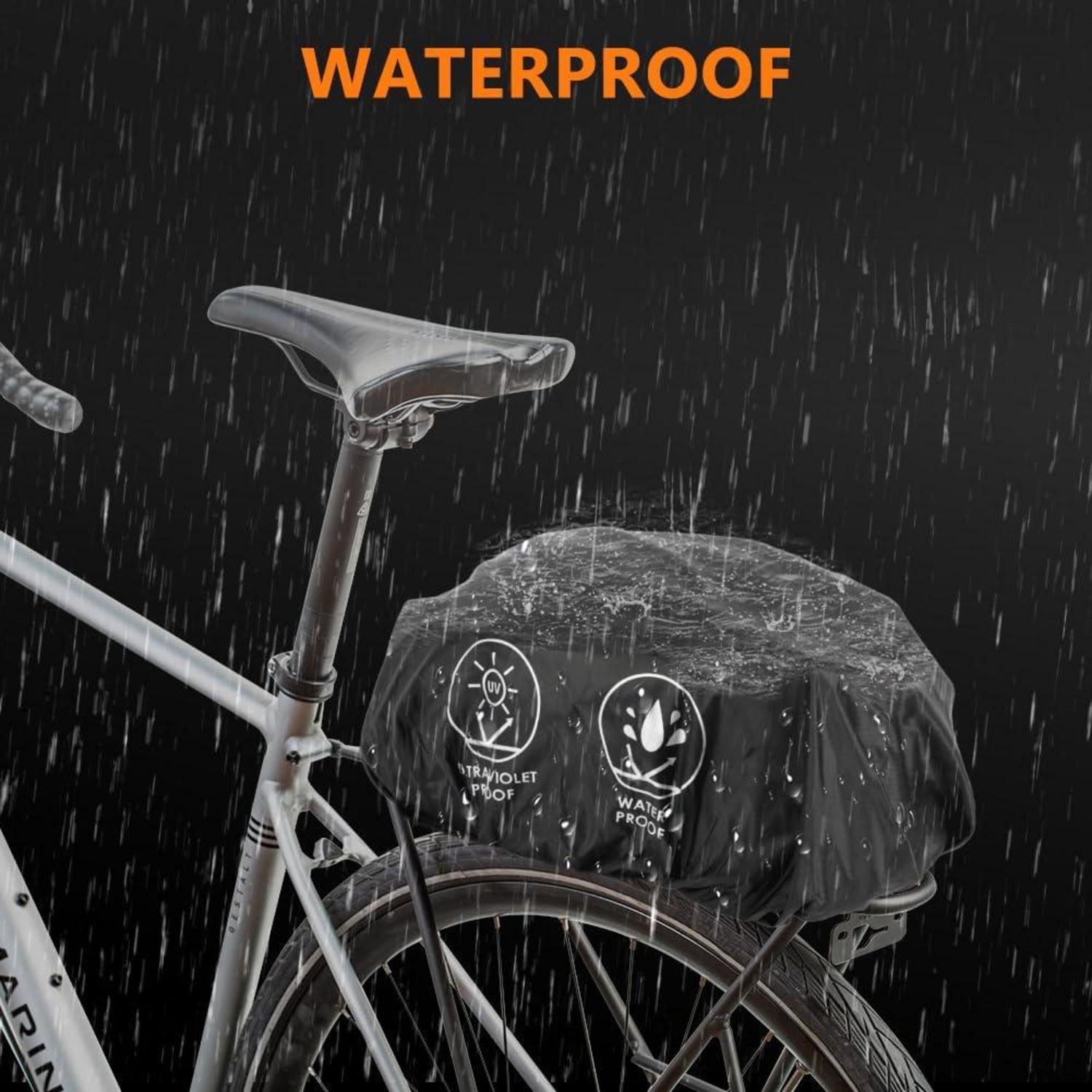 Flintronic 2 IN 1 Fahrrad Gepäckträgertasche wasserdicht 8L reflektierend