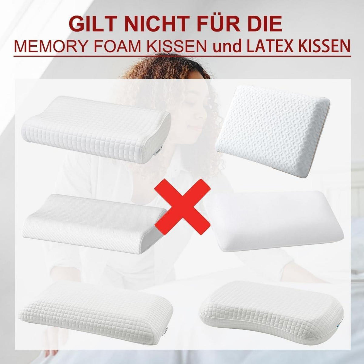 2er Set Kissenbezüge 40x60 cm Braun Mikrofaser mit Reißverschluss