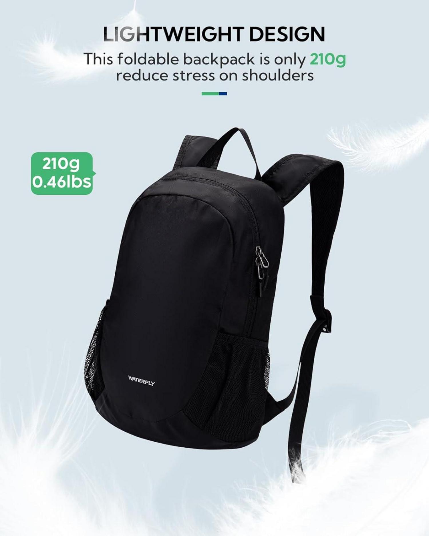 Ultraleichter Faltbarer 18L Rucksack für Outdoor Sport Wandern Reisen