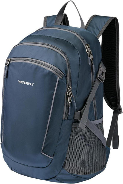 WATERFLY Faltrucksack 28L: Leichter Trekkingrucksack mit Nassfach