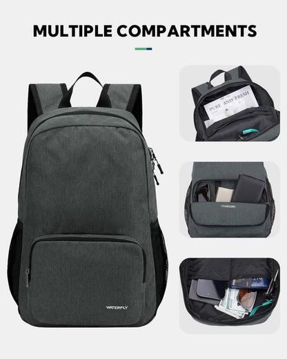 Faltbarer Wanderrucksack 20L mit Rückenbelüftung