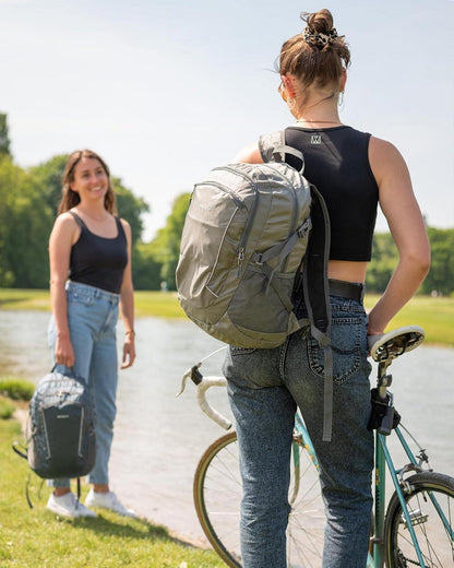 WATERFLY Faltbarer 28L Wanderrucksack: Outdoor Herren Damen