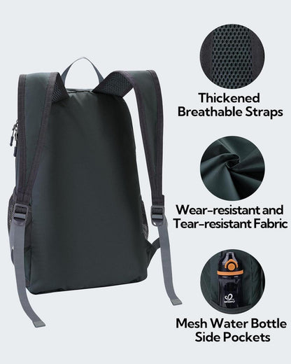 Ultraleichter Faltbarer Rucksack 18L für Outdoor Sport Reise Wandern