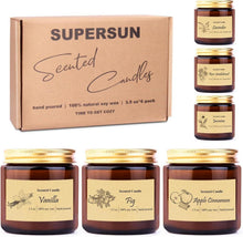 Bio Aromatherapie Duftkerzen Geschenkset 6er Pack