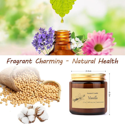 Bio Aromatherapie Duftkerzen Geschenkset 6er Pack