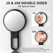 Vergrößerungsspiegel Handspiegel 20X/1X mit