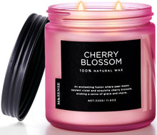 Duftkerze Kirschblüte im Glas 330g 70 Stunden Brennzeit Aromatherapie