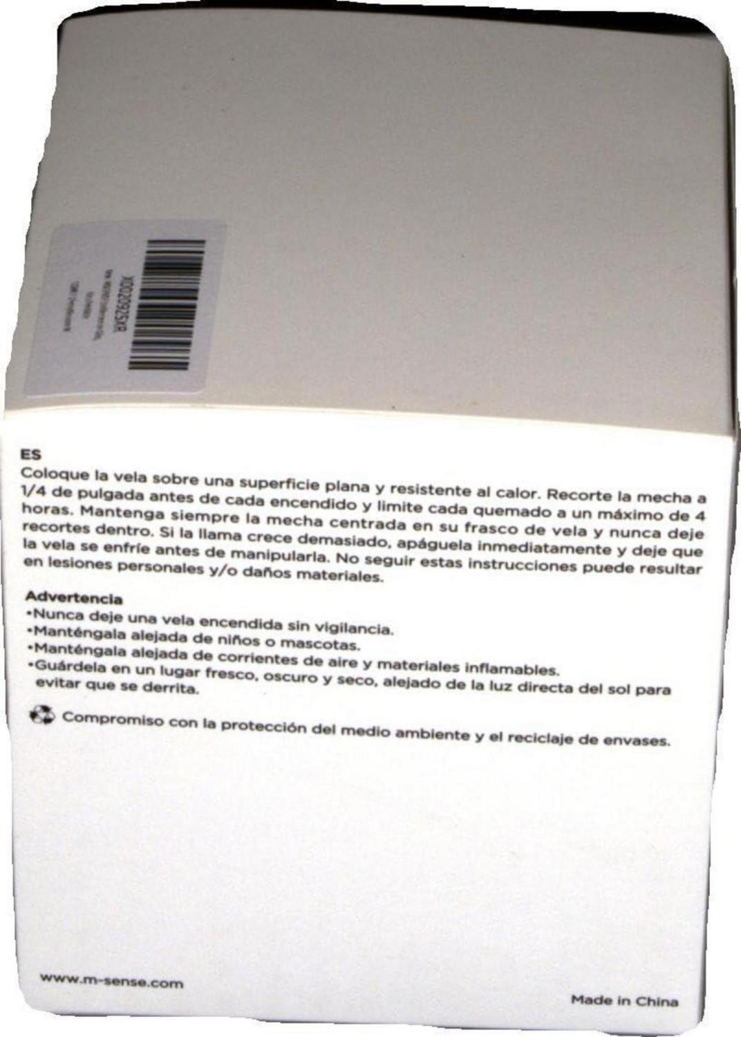 M&SENSE Kirschblüte Duftkerze 330g Natürlich Aromatherapie Entspannung Geschenk