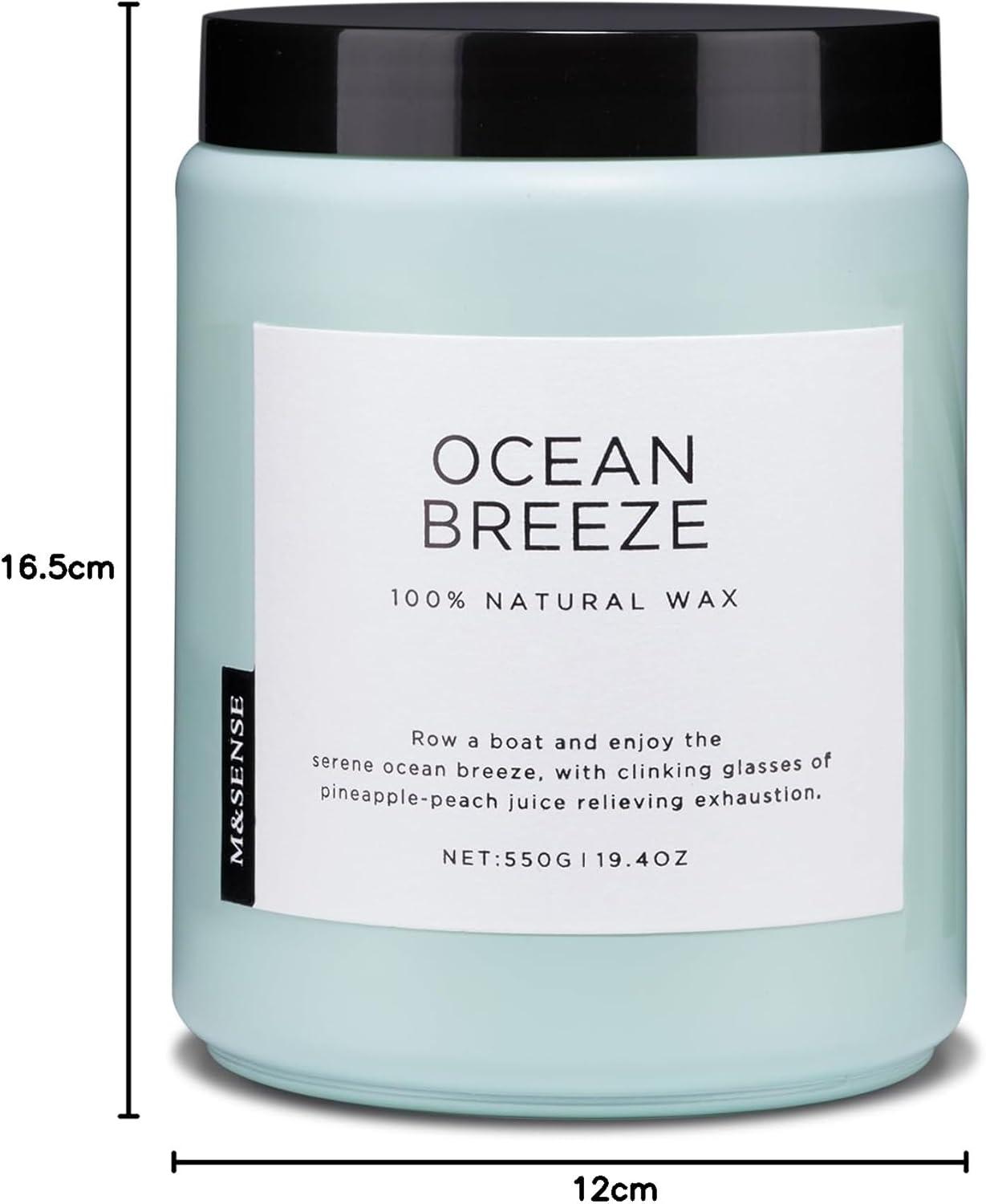 Duftkerze Meeresbrise 550g Aromatherapie Geschenkkerze