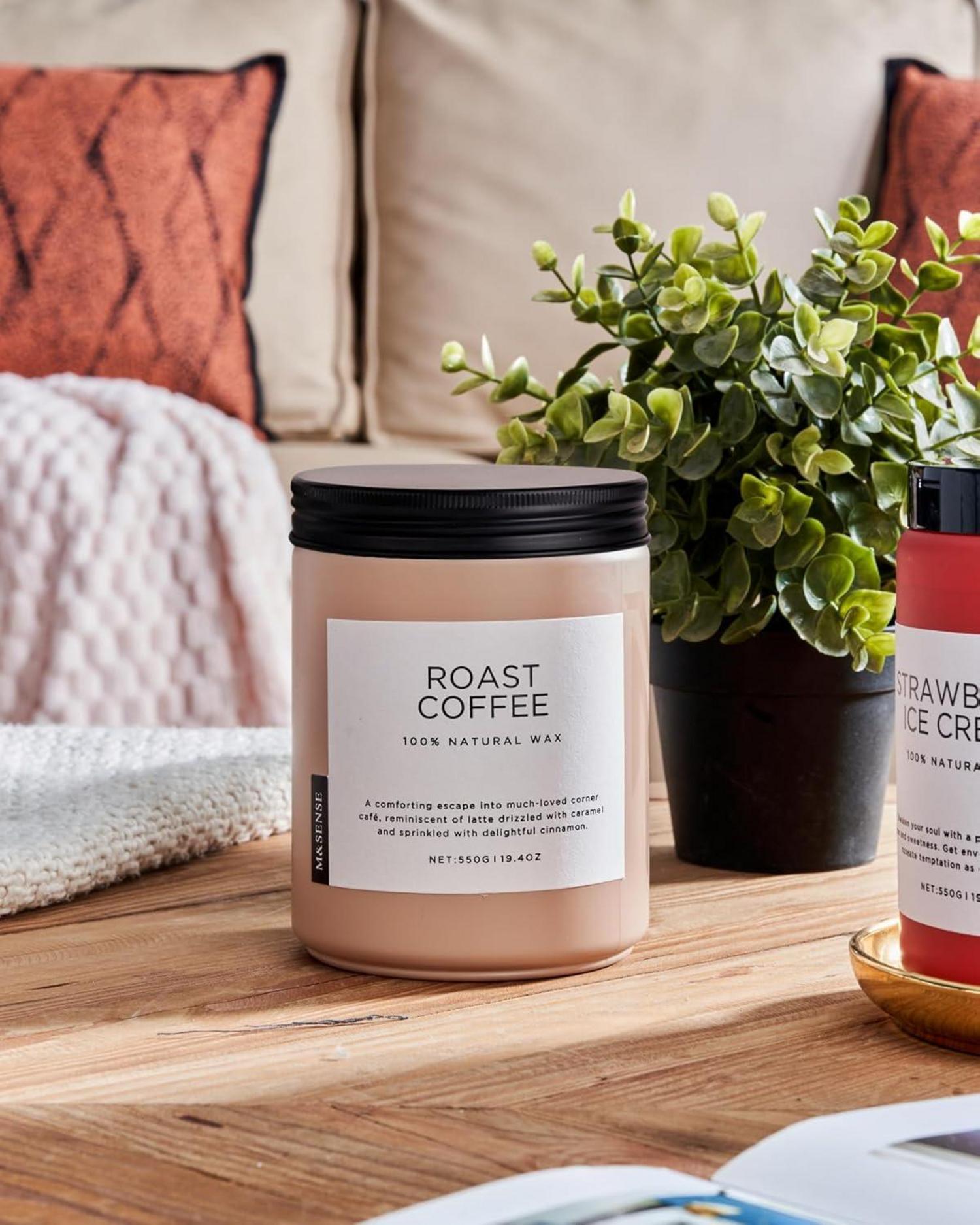 Duftkerzen Kaffee 2 Docht Jar Kerze 550g 110 Stunden Brenndauer