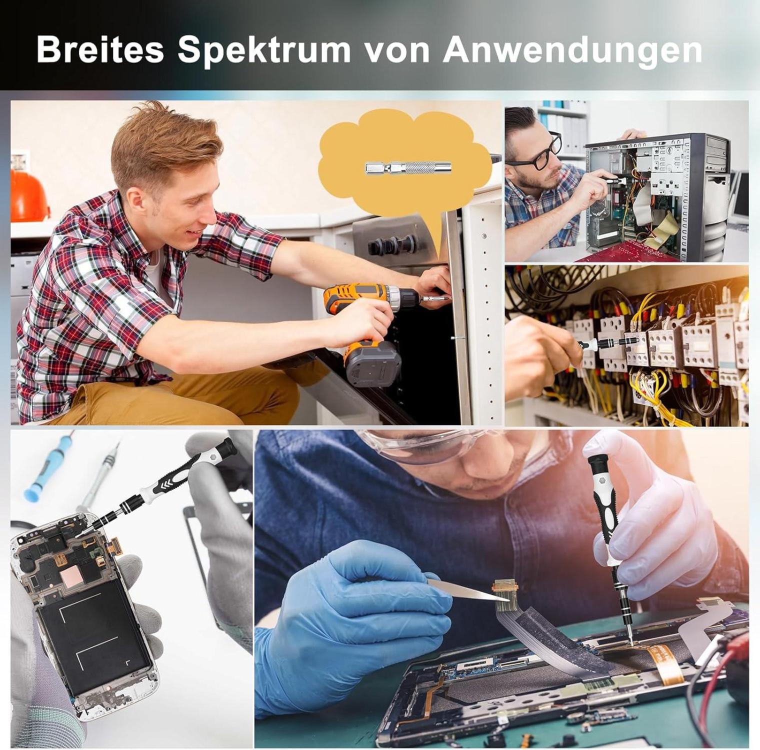 Präzisionsmechaniker-Werkzeugsatz 122 Teile Feinmechaniker werkzeug set iPhone