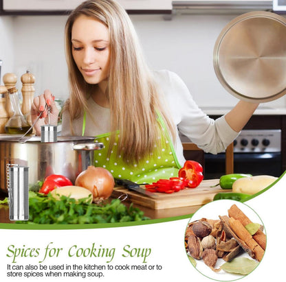 4er Set Großes Teesieb Edelstahl Teeei mit Kettenhaken & Deckel