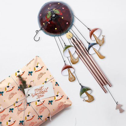 Pilz Garten Windspiel Klare Töne Deko