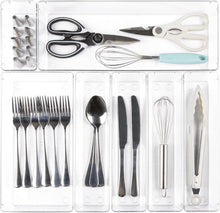 Transparente Küchenschubladen-Organizer Set, 7-teilig