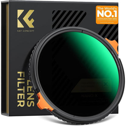 ND & Polfilter 62mm für Videoaufnahmen, 1-5 Blendenstufen