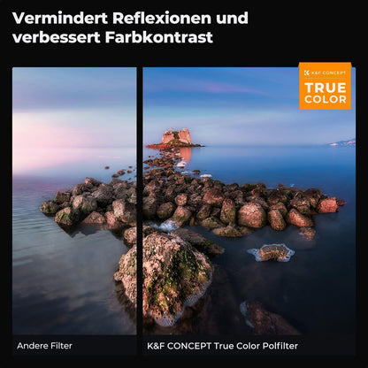 ND & Polfilter 62mm für Videoaufnahmen, 1-5 Blendenstufen