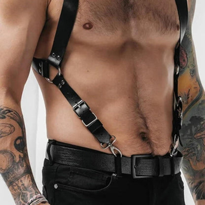 Harness Männer Leder Hosenträger Gay Unterwäsche Sexy Mann Sissy Reizwäsche