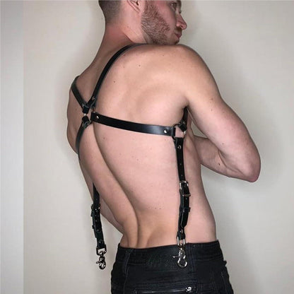 Harness Männer Leder Hosenträger Gay Unterwäsche Sexy Mann Sissy Reizwäsche