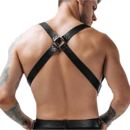 BDSMAGE Herren Leder Harness Gay Unterwäsche Mann Fetisch Reizwäsche